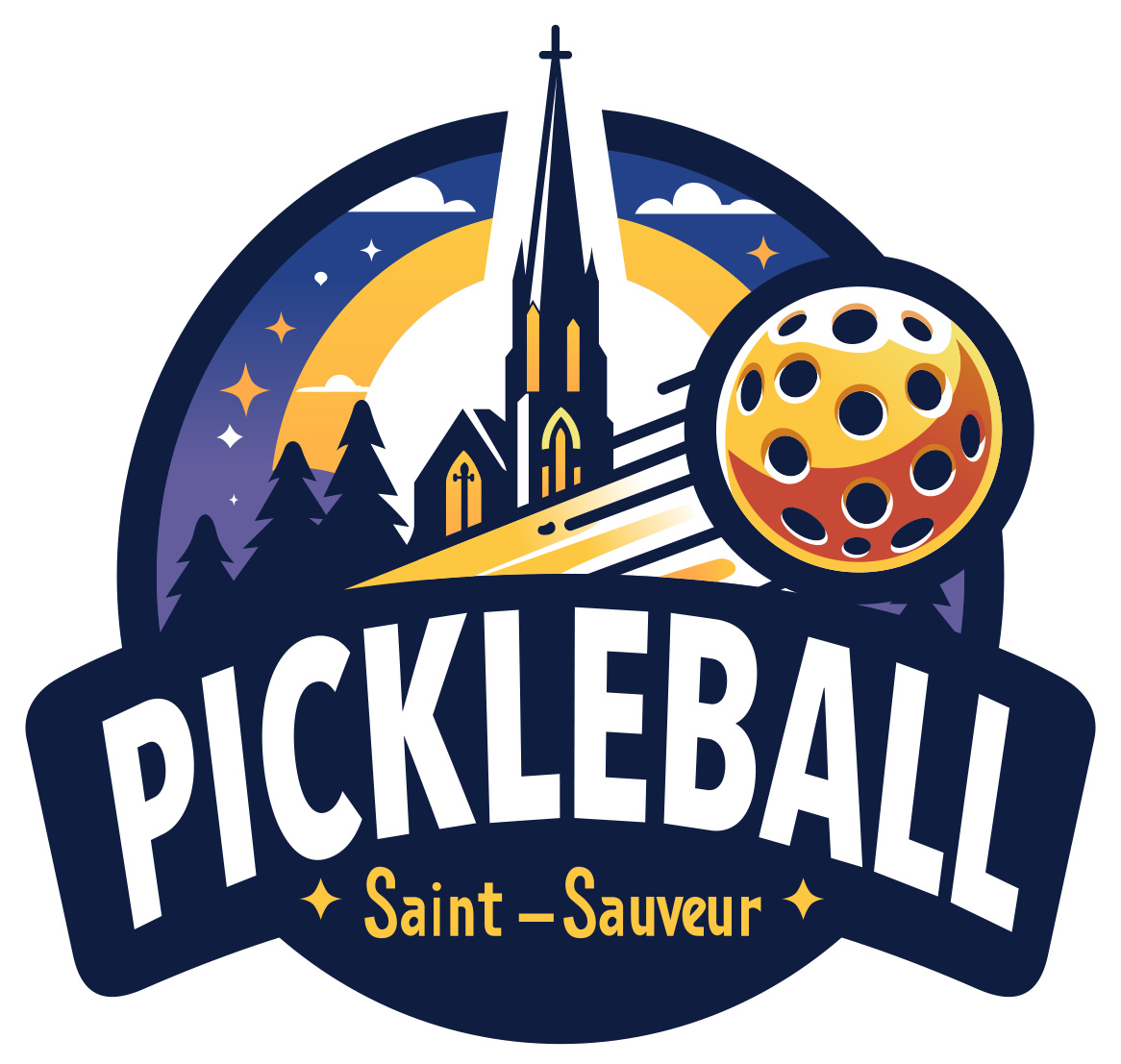 Pickleball Saint-Sauveur_Logo vectoriel